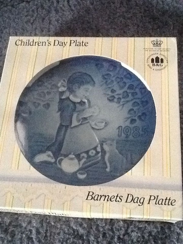 Bingh and Grondahl Children's Plate vintage Rare