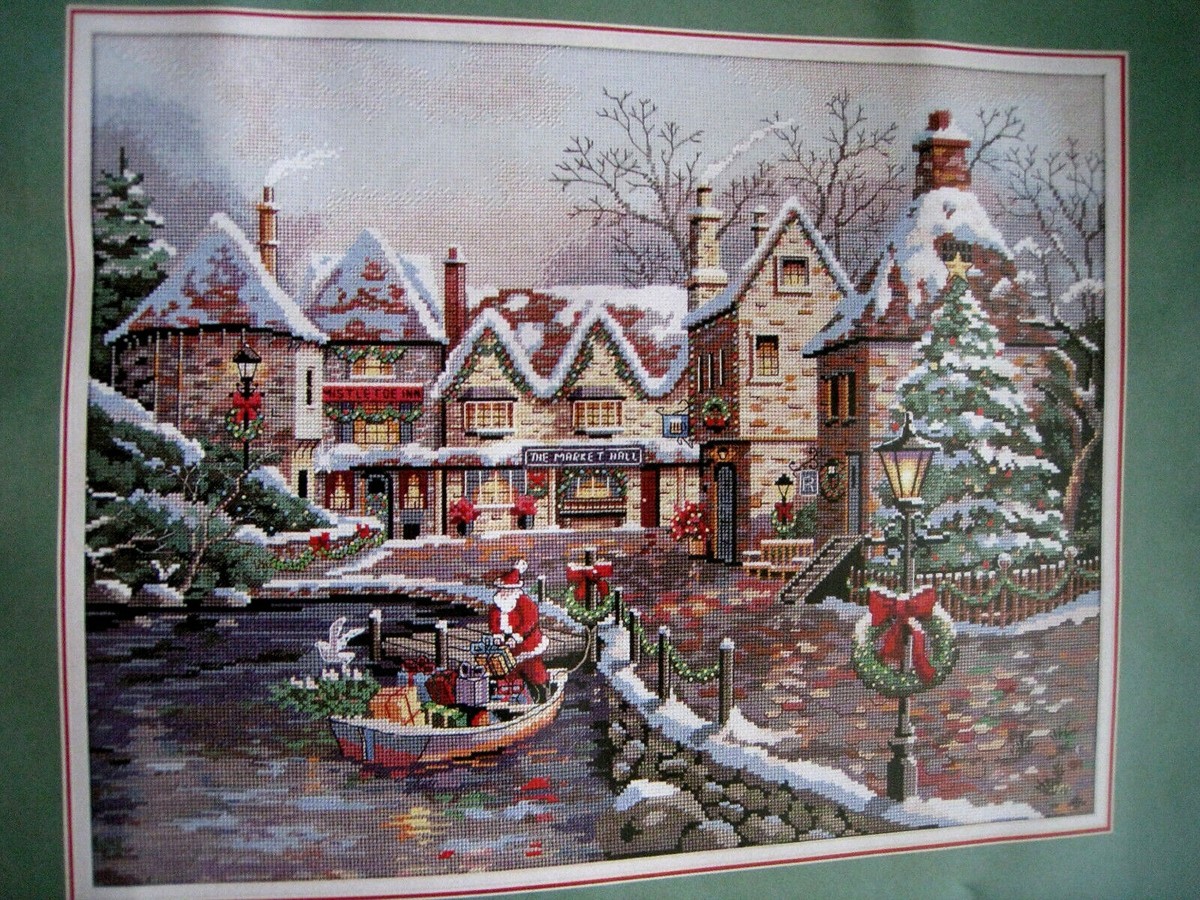 Counted Cross Dimensions GOLD COLLECTION KIT, CHRISTMAS COVE