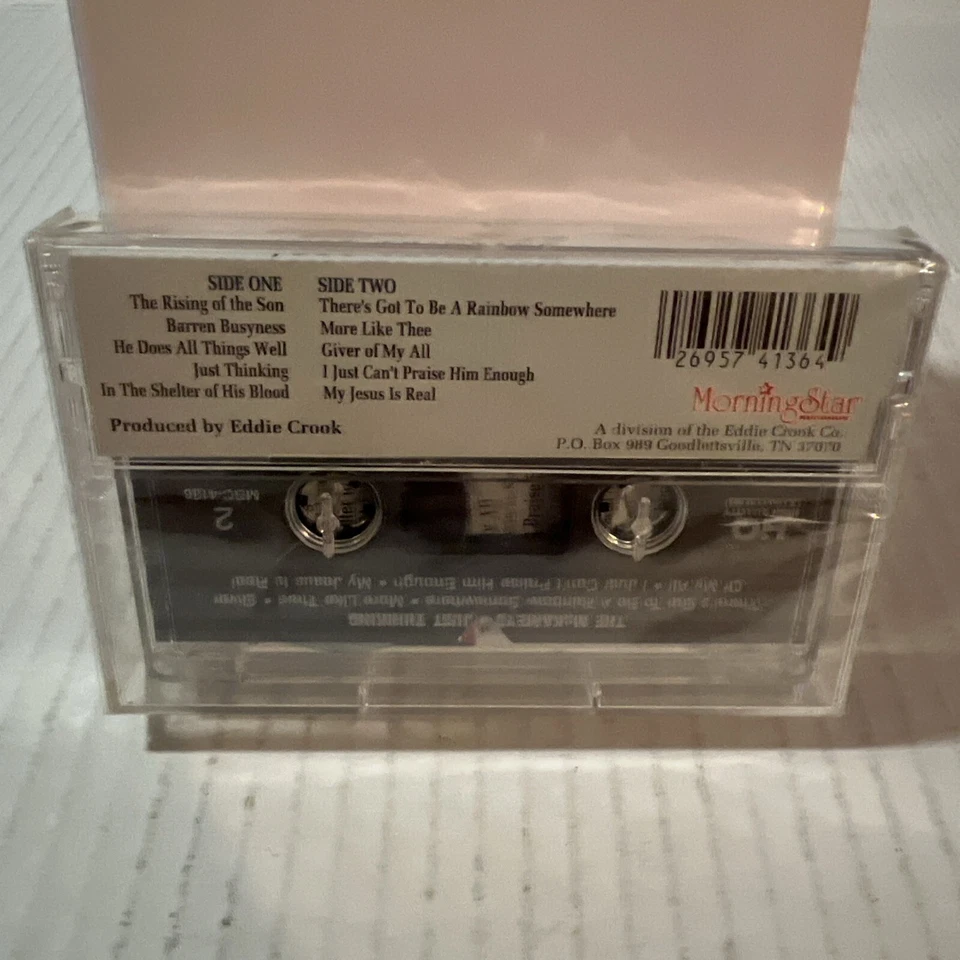 McKameys Just Thinking Southern Gospel Music Album Cassette 1M55 New & Sealed - Image 2 of 3