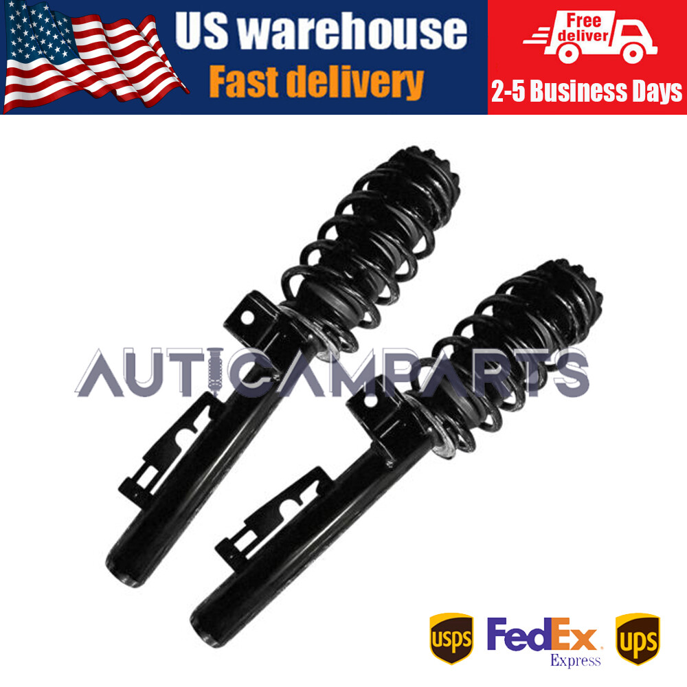 Pair Front Suspension Strut Shock Absorbers for 2008-2015 Smart