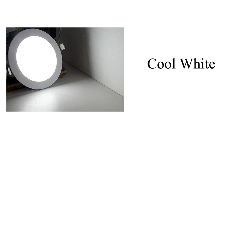 Kit de modernizaciones empotradas ultrafinas de luces de techo LED de 3/6/8 pulgadas 6000K 1-10 piezas Foto 3 de 4