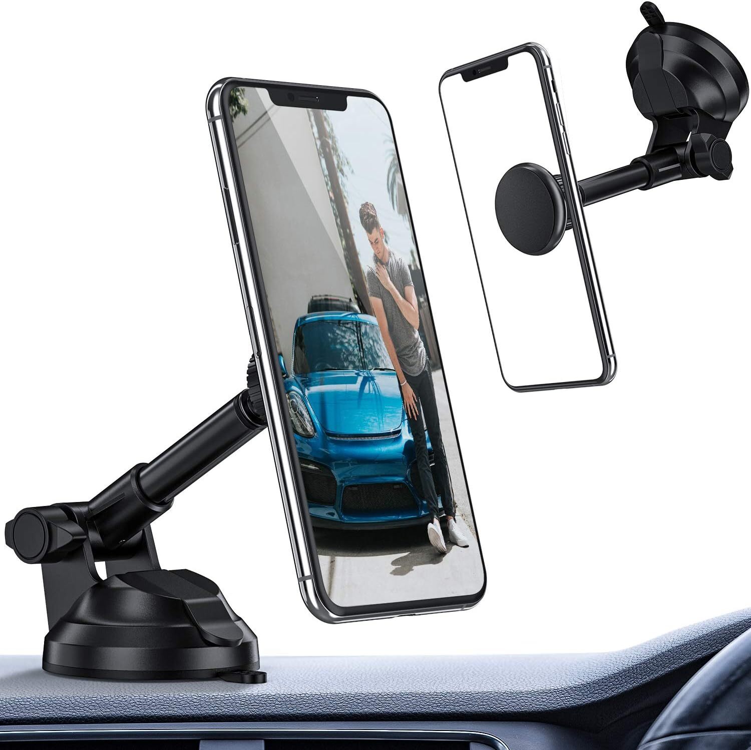 Magnetic Phone Holder Car Phone Mount Strength Suction Cup Car Phone Mount