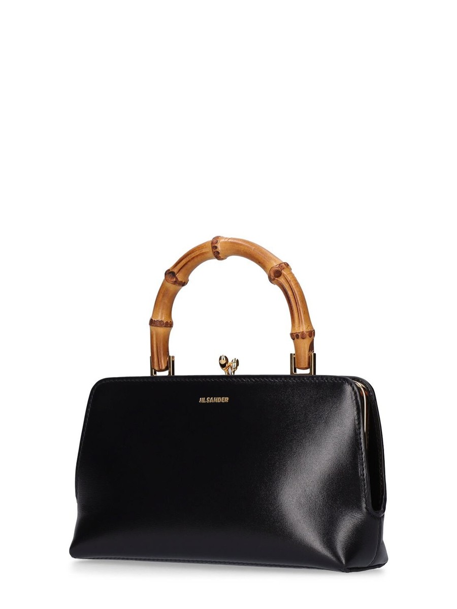ハンドバッグ Hobo Goji Mini Bag - Jil Sander - Leather - Black Jil Sander Hobo Goji Mini Bag - - Leather - Black | ShopSimon