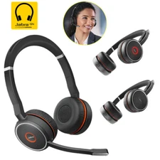 Jabra Evolve 75 UC Wireless Bluetooth Active Noise-Cancelling Microphone Headset