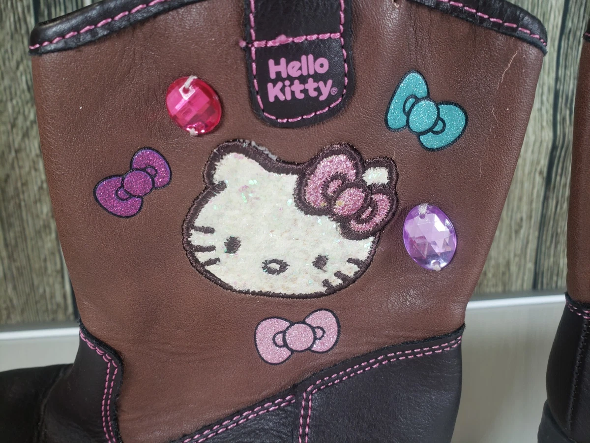 Hello kitty top cowgirl boots