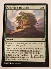Grow from the Ashes - Dominaria - Magic the Gathering MTG Nice!