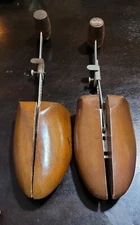 Pair of Vintage Cadillac Shoe Stretchers Shoe Keepers Trees Wooden Adjustable 