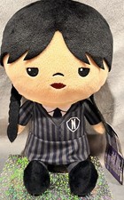 The Addams Family Wednesday in School Uniform Series Show Plush Toy Gothic Doll