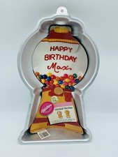 1987 Wilton Gumball Machine Aluminum Cake Pan #2105-2858