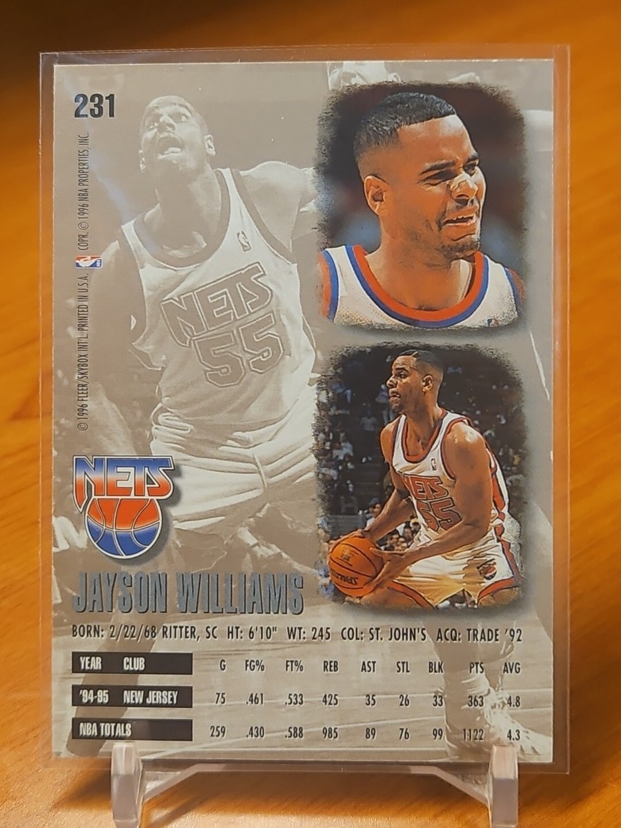 1995-96 Jayson Williams #231 Basketball Card | eBay