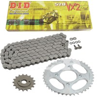 Kettensatz Aprilia ETX 125 98-00 Kette DID 520 VX2 110 Offen 16/45