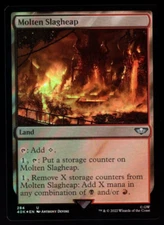 Molten Slagheap 284 Uncommon Surge Foil Warhammer 40K MTG NM