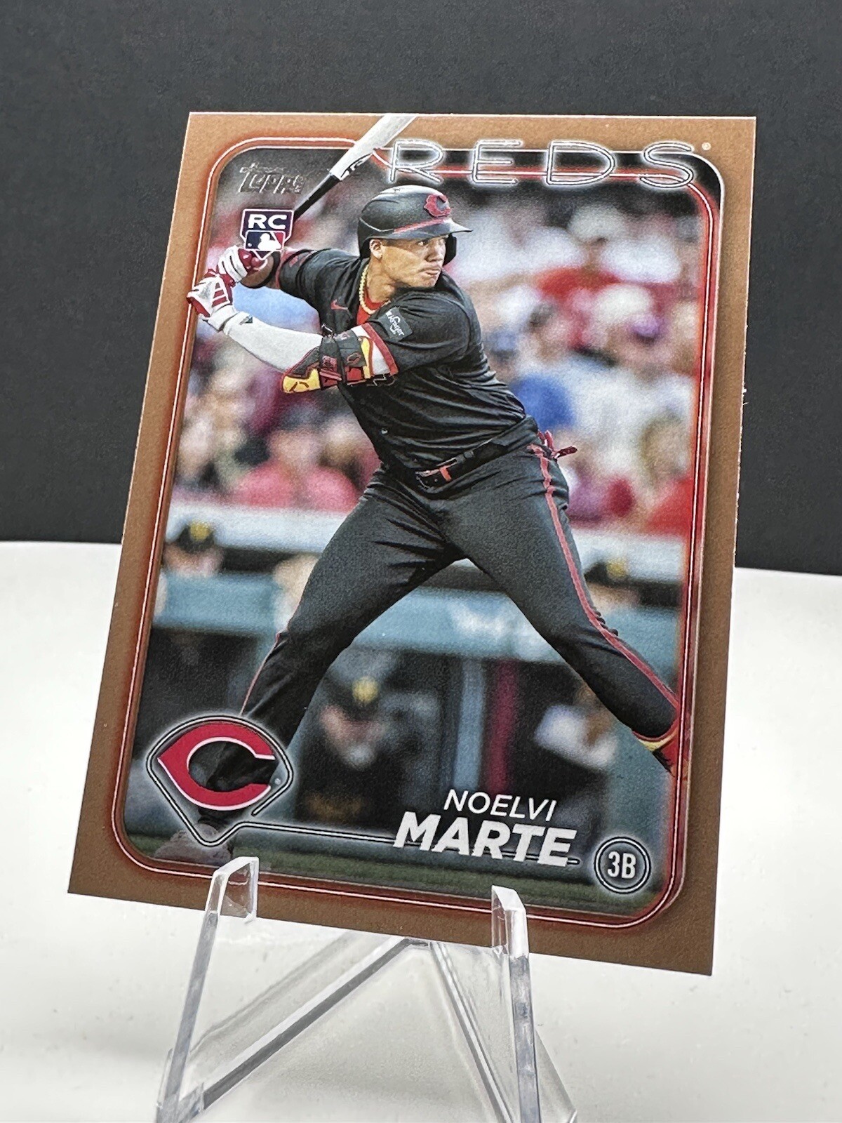 2024 Topps Series 2 Noelvi Marte #548 Gold Border /2024 Cincinnati Reds