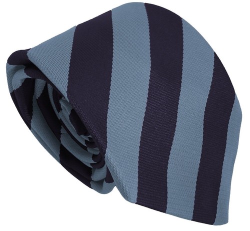 High School Seniors Tie Equal Stripes Block Stripe 11-16 Year Olds Made in UK - Picture 20 of 24