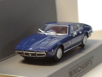 Minichamps Maserati Ghibli Coupe, 1969, Dunkel-Blau - 870 123021 - 1:87