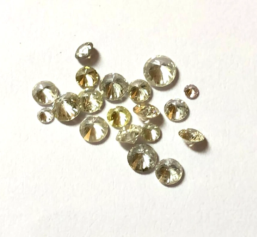 Diamante blanco brillante natural certificado de 1,80 quilates diamante blanco suelto redondo Foto 3 de 4