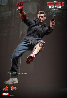 Hot Toys MMS209 Iron Man 3 Tony Stark The Mechanic 1/6 Action