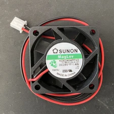 For SUNON KDE2404PFV2 4010 4CM 24V 1.4W 2pin Maglev cooling fan 40X40X10MM