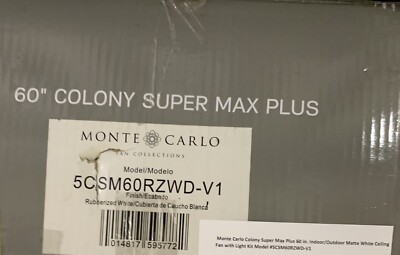 Monte Carlo Colony Super Max Plus -V1 Outdoor Fan 5CSM60RZWD-V1
