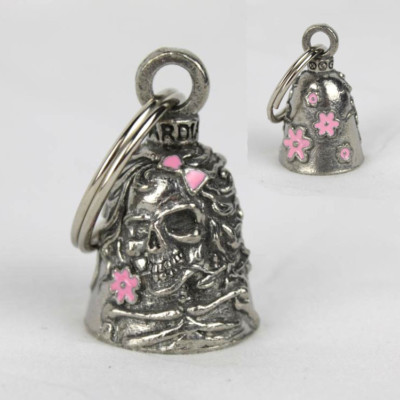 JUGUTA Guardian Bell - Herzförmige Motorradglocke Aus Edelstahl, Glücksbringer Für Biker