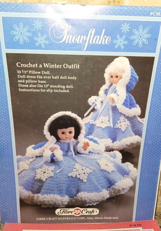 4 Fibre Craft Serena Pillow Doll Patterns & 2 Fashion Patterns - Image 4 of 4