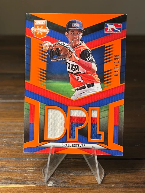 2023 Panini Elite Extra Edition #DPM-IE Israel Estevez DPL Triple Materials