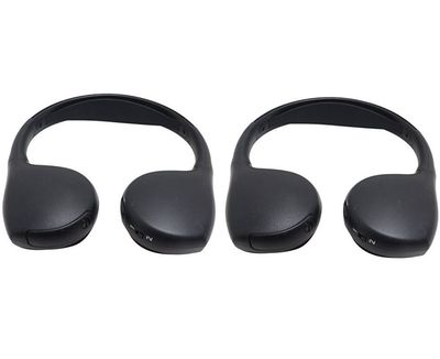 GM OEM folding headphones for DVD rear seat video entertainment system Two (2)