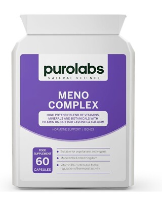 PUROLABS Menopause Complex Support Supplements - 60 Kapseln - Nicht-GVO, Hormon 