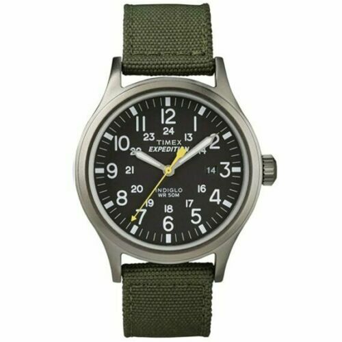 Timex Orologio Uomo Analogico Al Quarzo – Cinturino In Tessuto Verde, Cassa 39mm, 10 Bar - 3