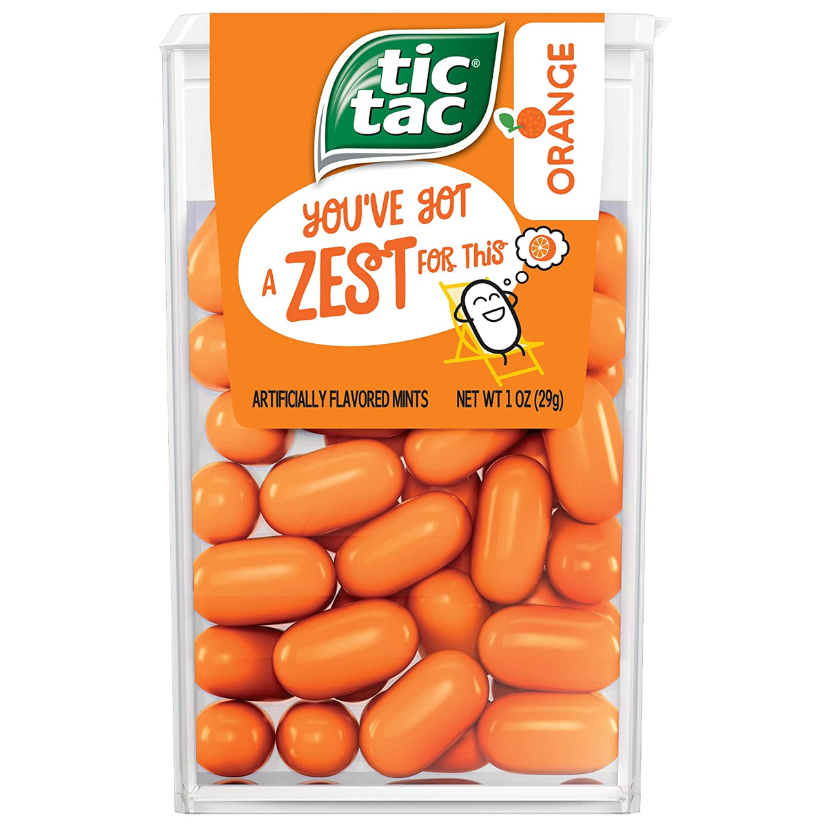Tic Tac Orange Flavoured Mints 24g Pack X 24 Packs | eBay