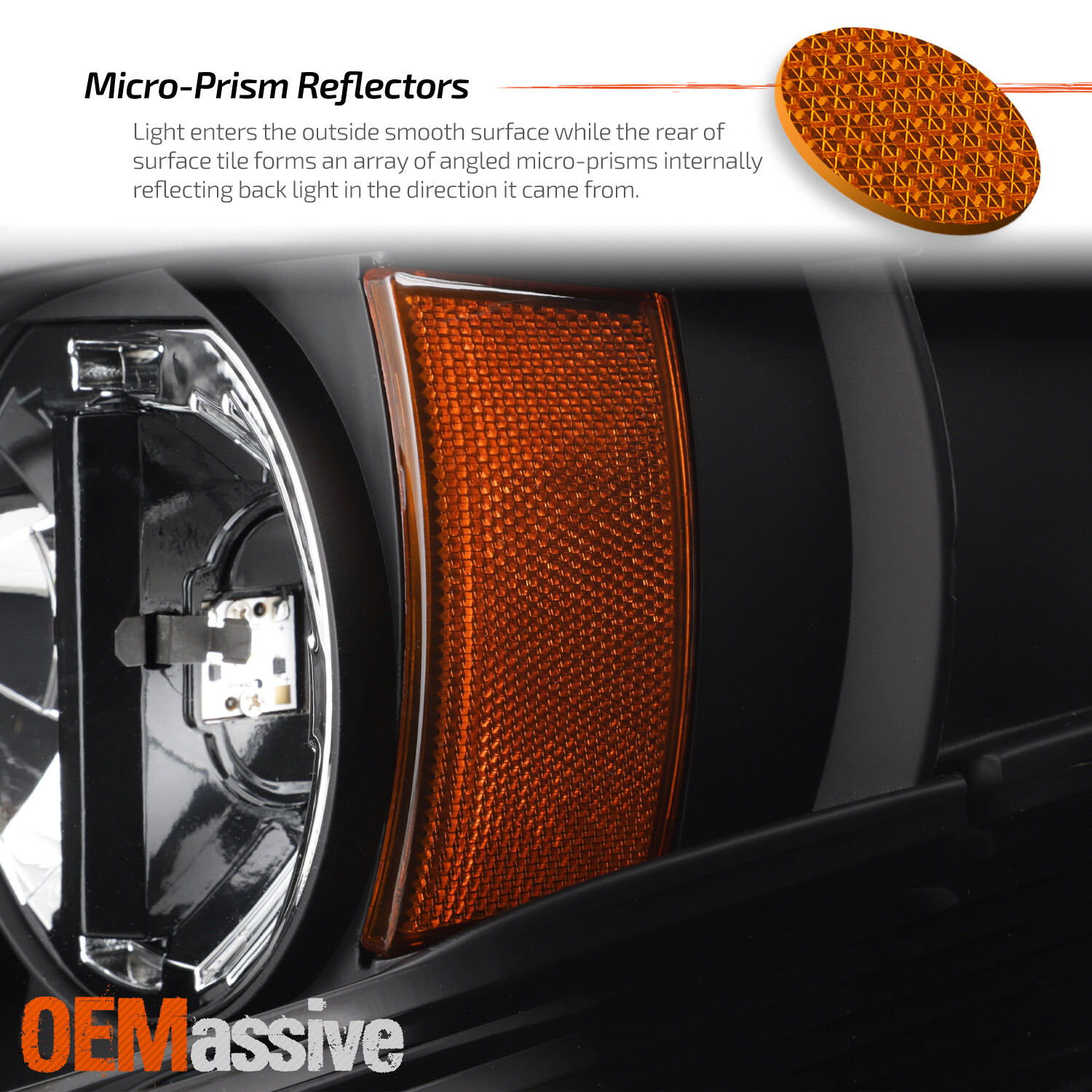 For 14-17 Volvo VNL Truck Black LED High/Low Beam Headlight Driver  