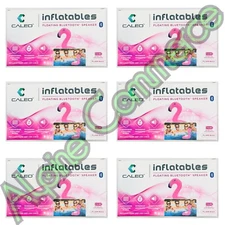 *6-Packs* Caleo Floating Bluetooth Speaker Flamingo Inflatable Waterproof