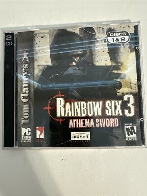 Rainbow Six 3 Athena Sword PC (2003, 2 Disc Set)