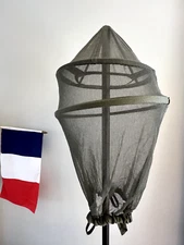 French Army Mosquito Helmet Head Net Helmet Cover Hat Olive Green Military F2