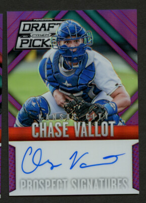 Chase Vallot #40 signed auto 2014 Panini Prizm Draft Picks
