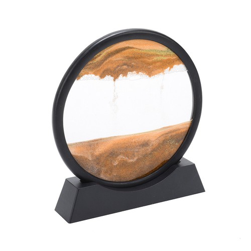 3D Rotating Moving Sand Art Desk Lamp Deep Sea Sandscape Flowing Sand Light Deco - Picture 51 of 139