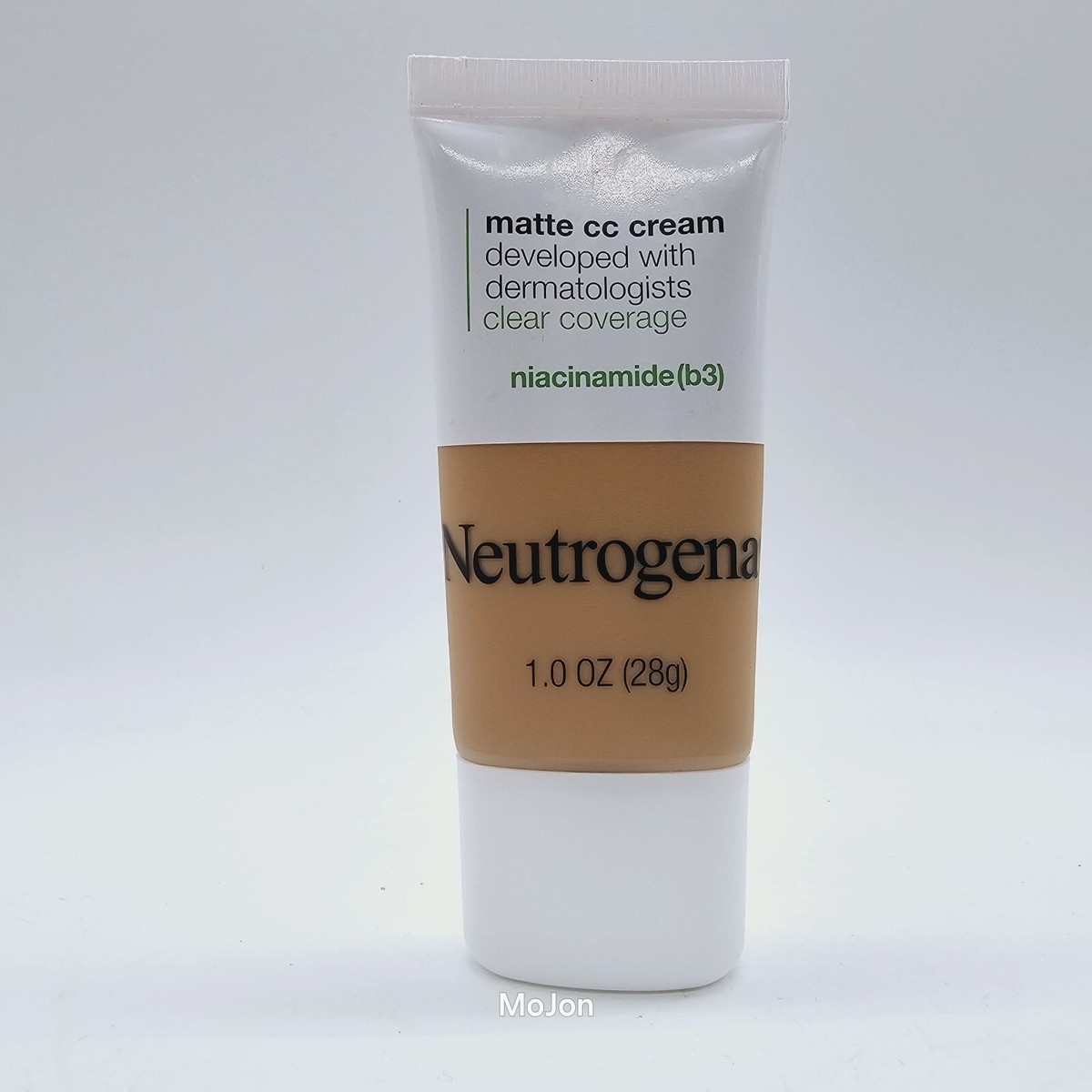 Neutrogena Clear Coverage Flawless Matte CC Cream — 5.0 Fawn 1 oz product package