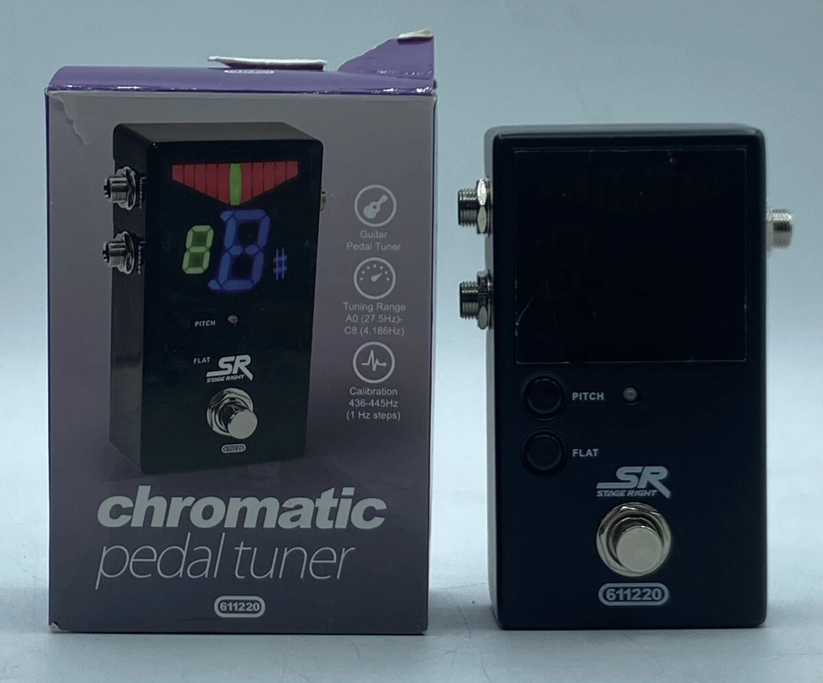 STAGE RIGHT CHROMATIC PEDAL TUNER 611220 W ORIGINAL BOX