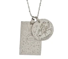 SPELL SCORPIO Stargazer Silver Necklace Astrology Charms star sign NEW Xmas Gift