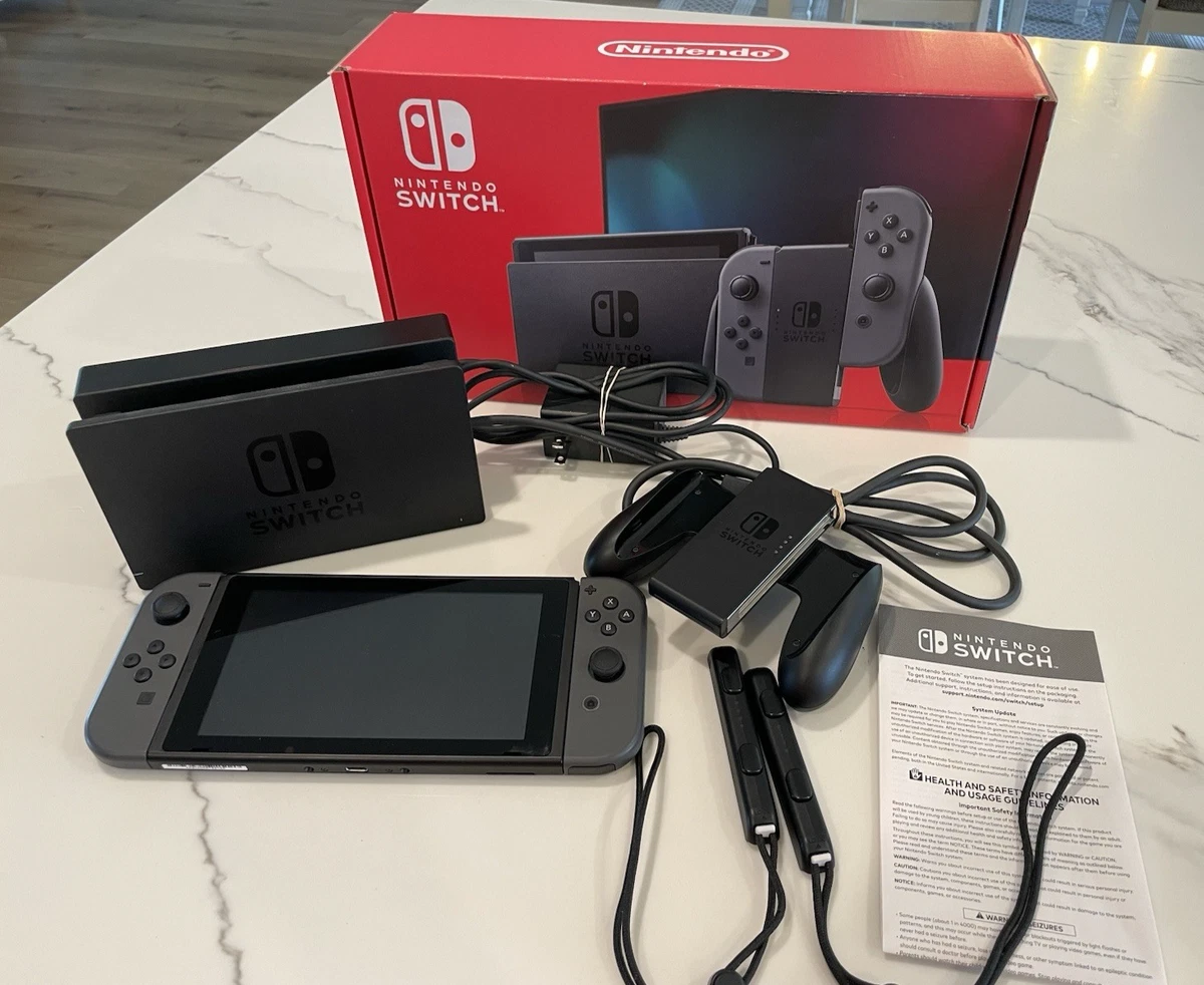 Nintendo Switch Gray Video Game Home Consoles for sale | eBay