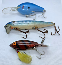 Vintage Fishing Lure lot! BAGLEY DIVING B-III...
