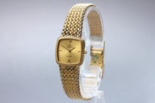 1987 OMEGA De Ville 19mm 791.0897 Quartz Cal.1455 Gold Women's Vintage Exc+5 6