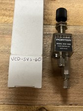 Porter VCD 1000 Regolatore di Flusso 6-60 SCCM SS Diaframma 1/8" Comp. VSD-SVS-60