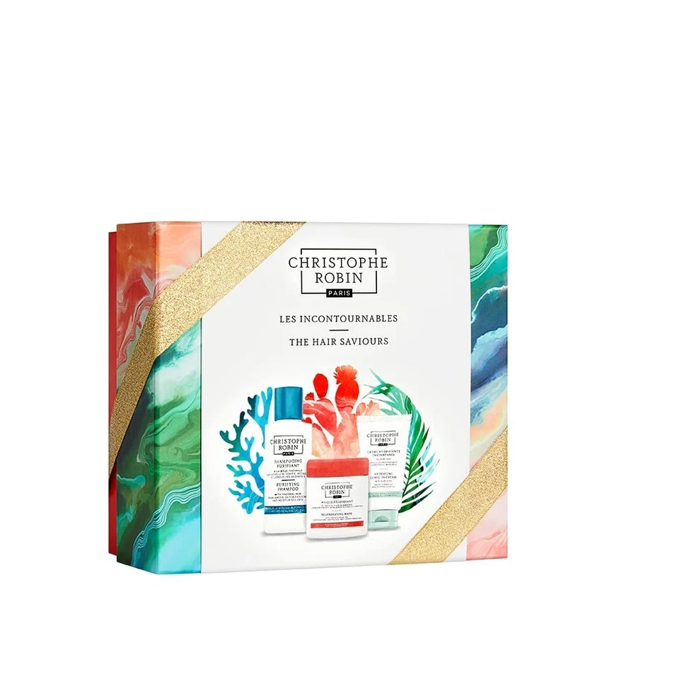 Christophe Robin The Hair Saviours - Juego de regalo para el cuidado del cabello tamaño de viaje Foto 2 de 2