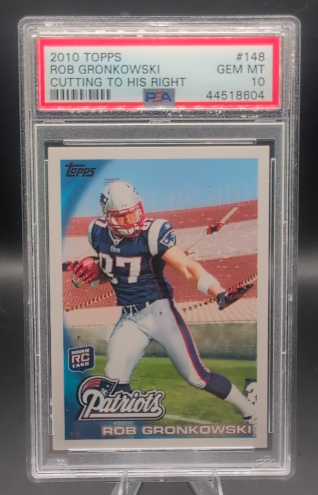 2010 Topps - Rob Gronkowski #148 Ball in Right Arm (RC)