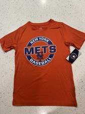 NY Mets shirt Boys Large 12/14 Orange NWT