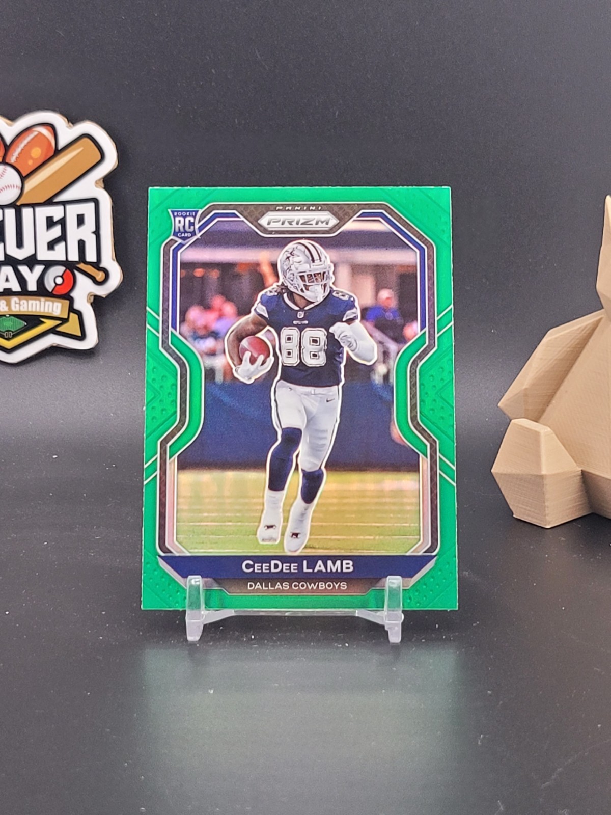 Ceedee Lamb 2020 Panini Prizm Rookie  #334 Green Prizm Cowboys (CBTH)
