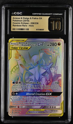 Arceus & Dialga & Palkia-GX graded CGC 10 for sale on eBay
