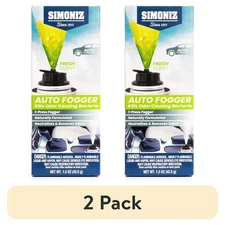 (Pack of 2) Simoniz Car Bomb Fogger Car Air Freshener, Fresh 1.5 oz NEW