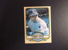 1982 Renata Galasso 1969 Seattle Pilots Tommy Davis Card # 14